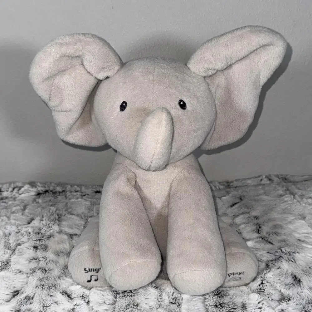 GUND Baby Flappy the Elephant Musical Plush Peek-a-Boo Game Singing Mode‎ 11